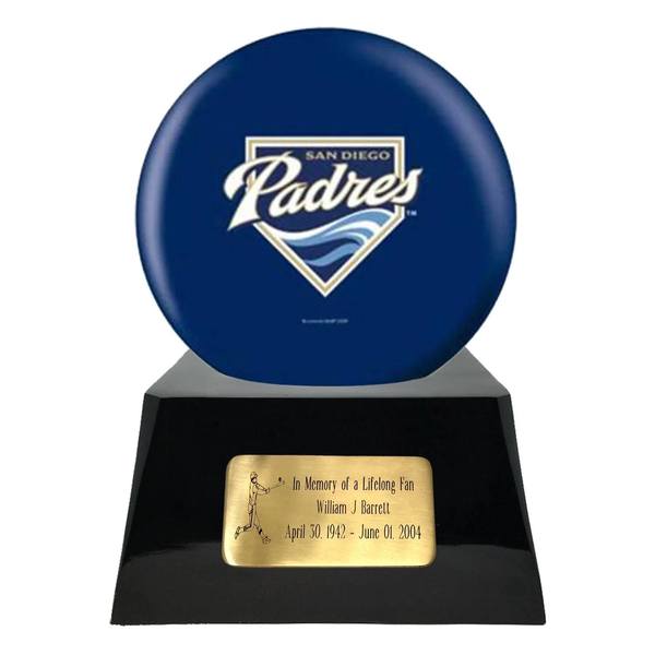 San Diego Padres Baseball Sphere Cremation Urn