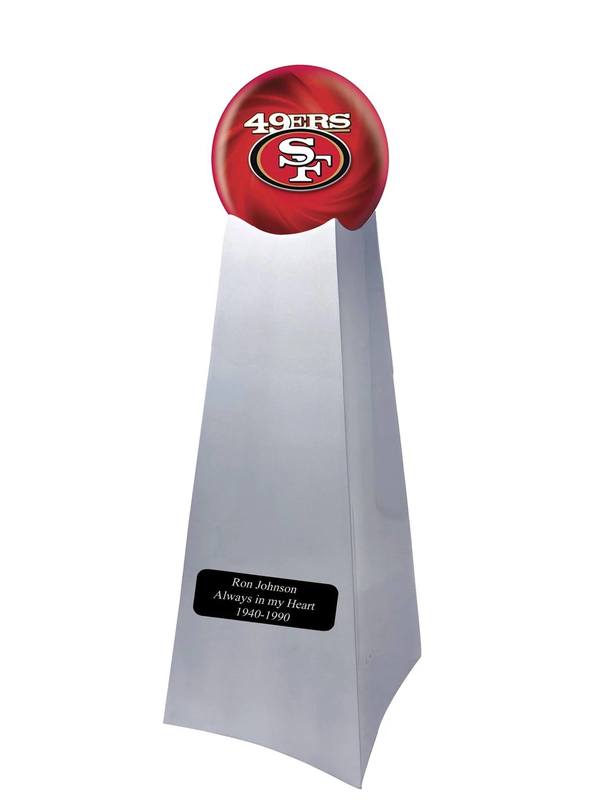 San Francisco 49ers Football Trophy Cremation Urn