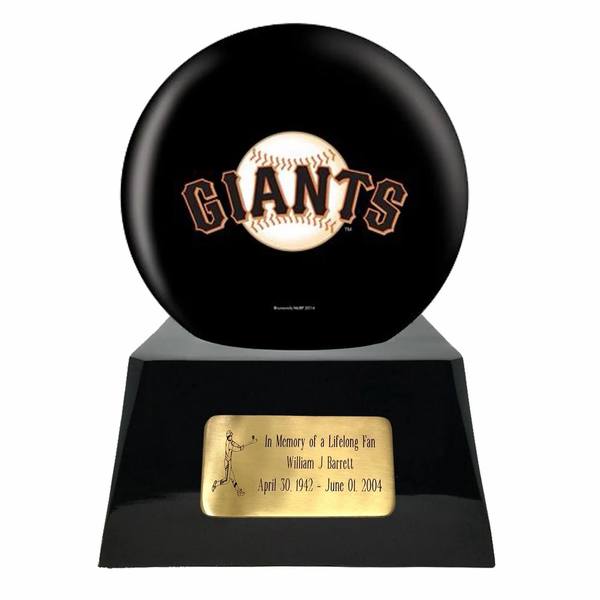 San Francisco Giants Baseball Sphere Cremation Urn