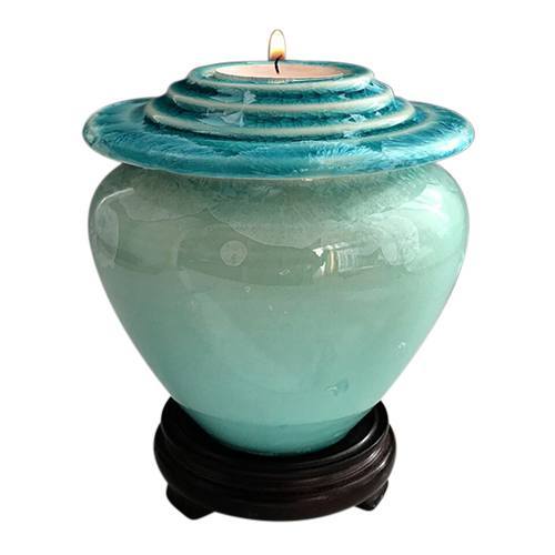 Sand Dollar Pet Ceramic Urn