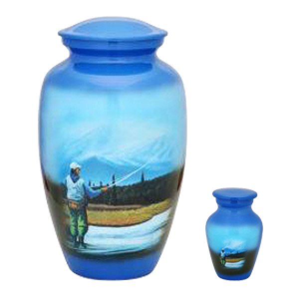 Scenic Fly Fishing Cremation Urns