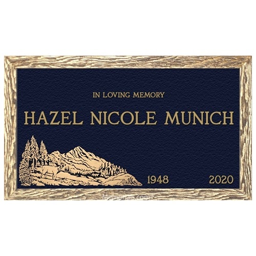 Scenic Hidden Valley Bronze Plaques