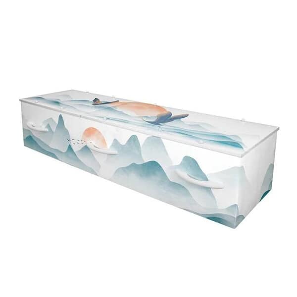 Scenic Sunset Cremation Container