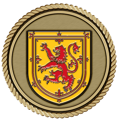 Scottish Lion Medallion
