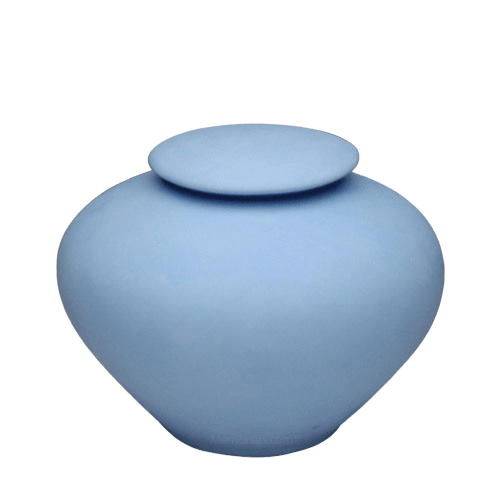 Blue Sea Porcelain Clay Urn