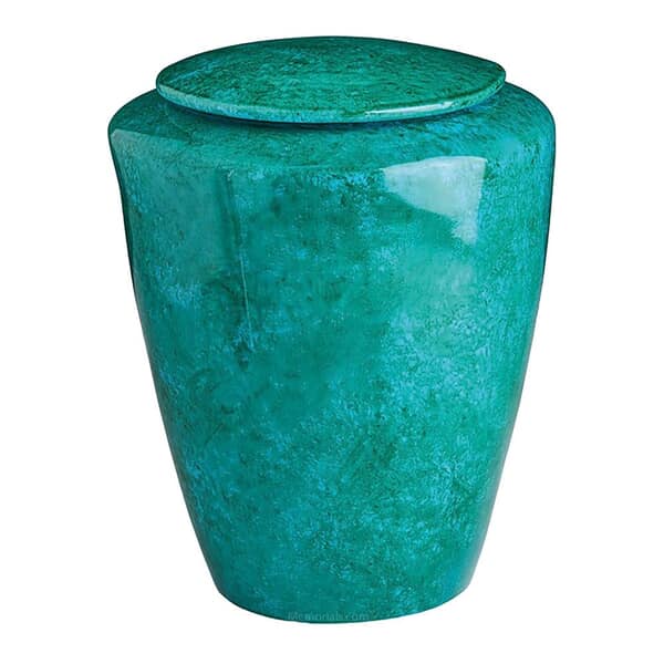 Sea Green Funeral Urns