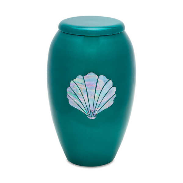 Sea Shell Pearl Cremation Urn