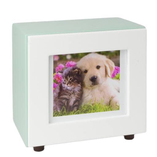 Seafoam Large Photo Pet Urn