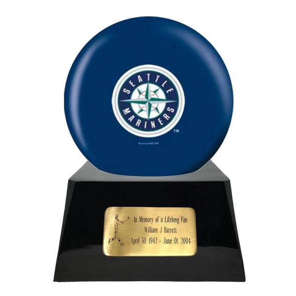 Seattle Mariners Baseball Sphere Cremation Urn