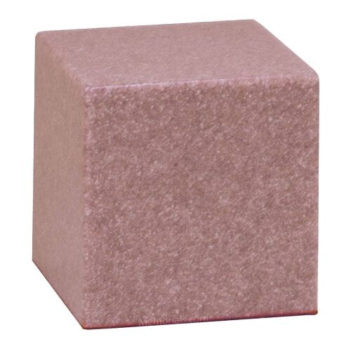 Sherbet Pink Granite Cultured Cremation Urn Sherbet Pink Granite Cultured Cremation Urn