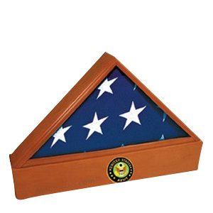 Washington Army Cherry Flag Case & Urn