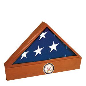 Washington Coast Guard Cherry Flag Case & Urn