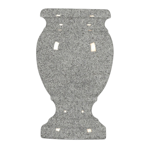 Sierra White Granite Vase III Sierra White Granite Vase III