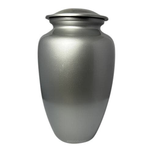 Silver Grey Cremation Urn