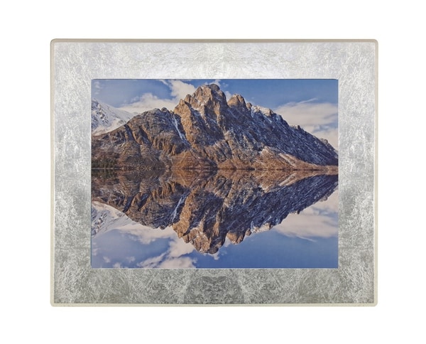 Silver Photo Frame Cremation Urn