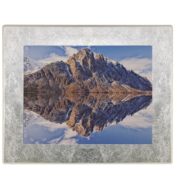 Silver Photo Frame Cremation Urn