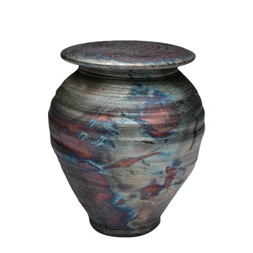 Raku Dream Medium Cremation Urn