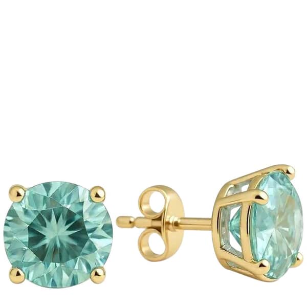 Simplicity Bahama Blue Cremation Diamond Earrings