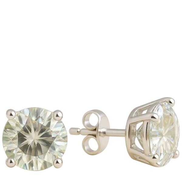 Simplicity Clear Cremation Diamond Earrings