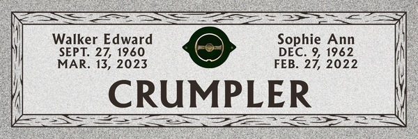 Simplicity Companion Granite Headstone