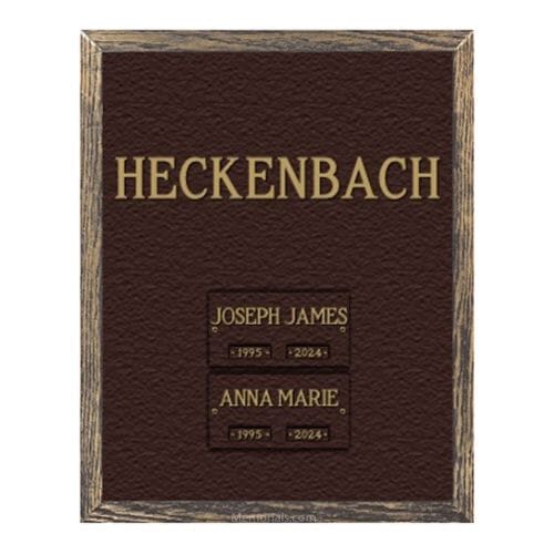 Simplicity Cremation Bronze Plaque 24 x 30