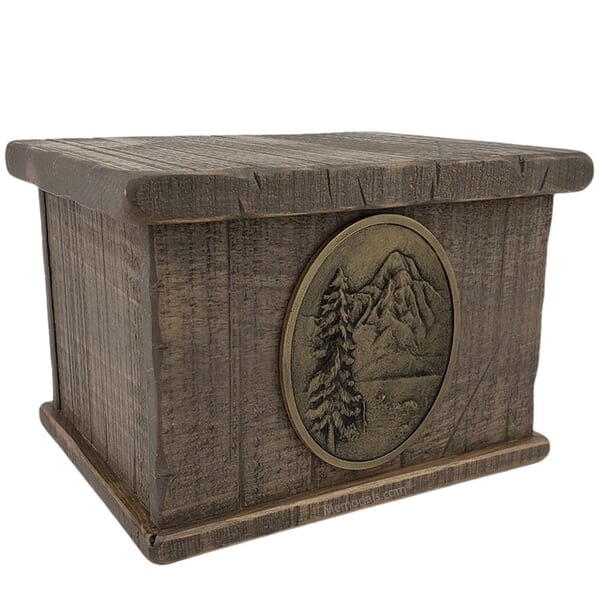 Simplicity Mountain Large Wooden Urn Simplicity Mountain Large Wooden Urn