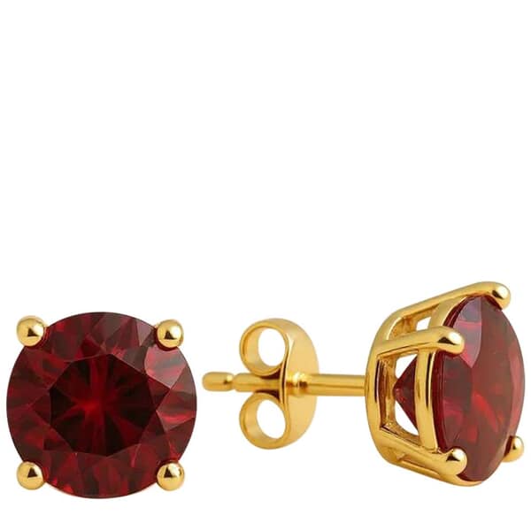 Simplicity Red Cremation Diamond Earrings