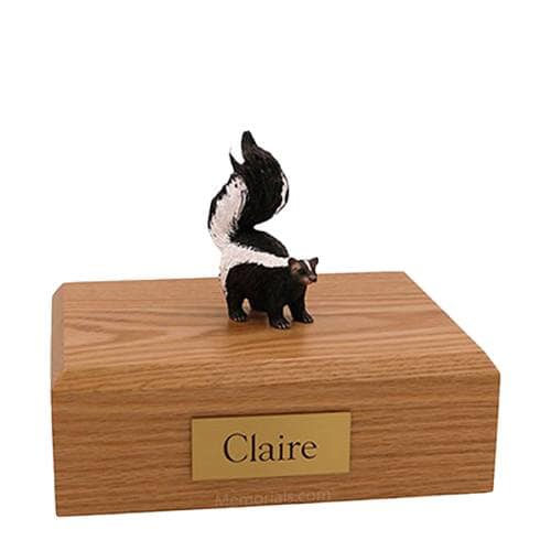 Skunk Medium Pet Cremation Urn