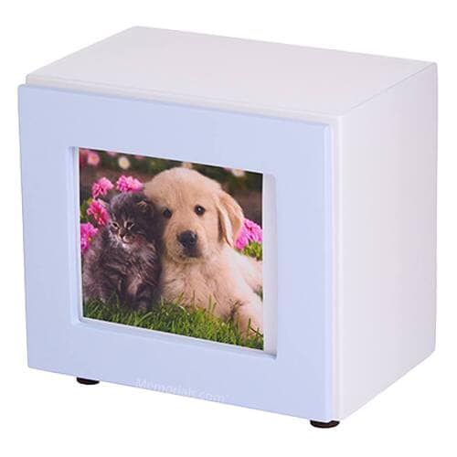 Sky Blue Large Photo Pet Urn