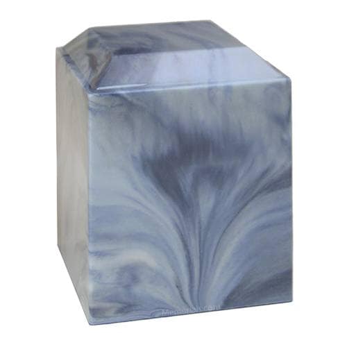 Smokey Azurite Cultured Cremation Urn Smokey Azurite Cultured Cremation Urn