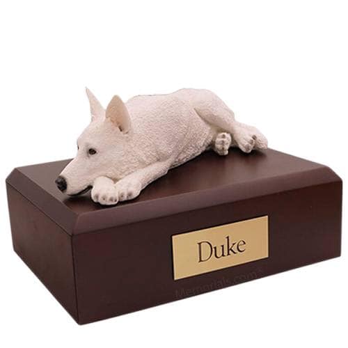 Snow White German Shepherd X Large Dog Urn
