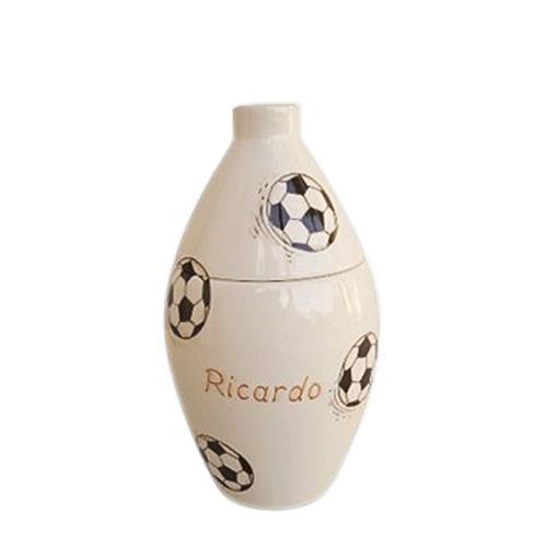 Soccer Dribbles Petite Cremation Urn