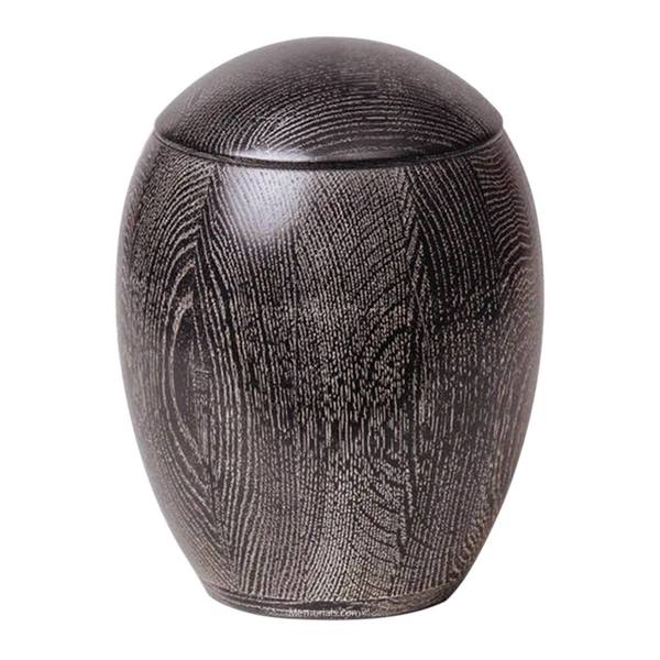 Solar Eclipse Wooden Urn