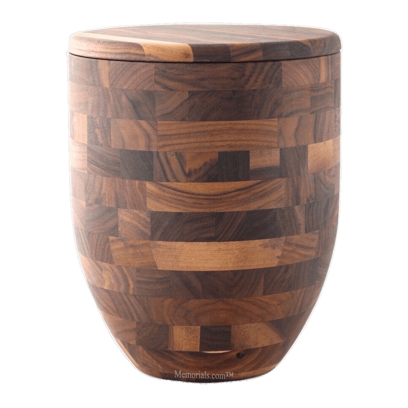 Solid Walnut Cremation Urn