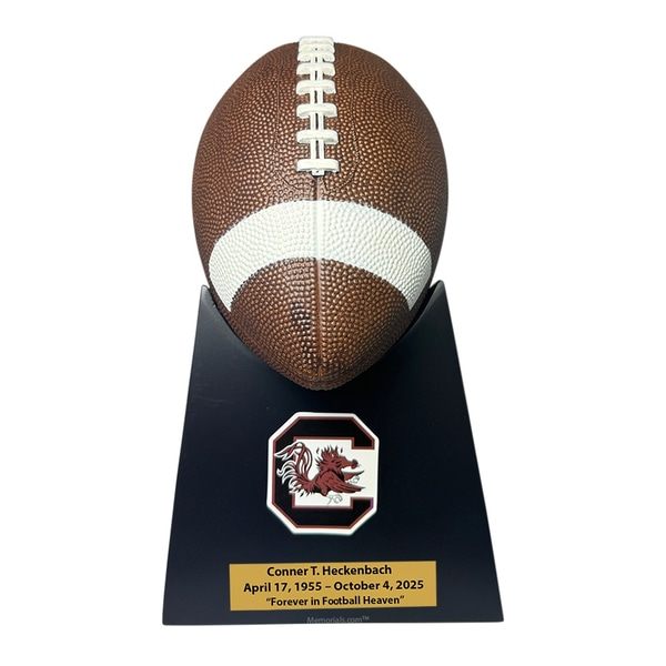 South Carolina Gamecocks Football Cremation Urn