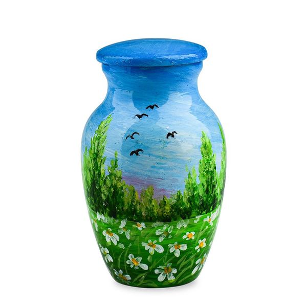 Spring Daisy Keepsake Urn