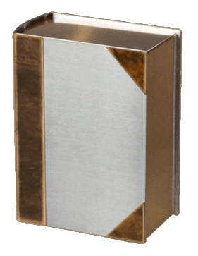 Stainless Book Bronze Cremation Urn