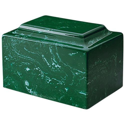 Star of David Evergreen Marble Urn