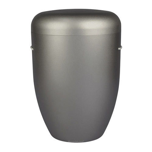 Steel Gray Biodegradable Cremation Urn