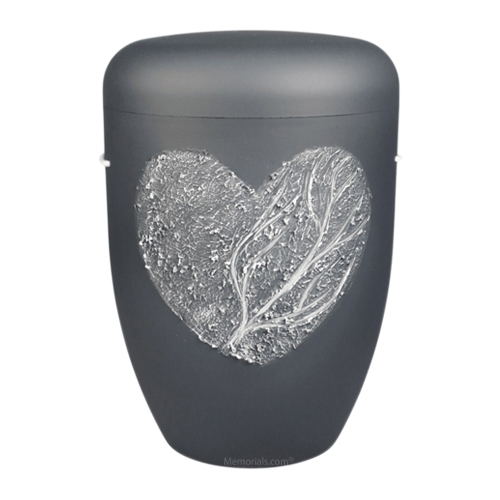 Stone Heart Biodegradable Cremation Urn