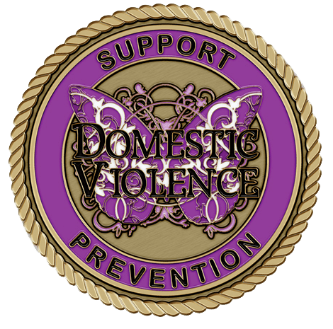 Stop Domestic Violence Medallion