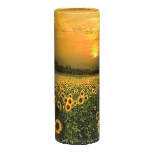 Sunflower Scattering Biodegradable Urn