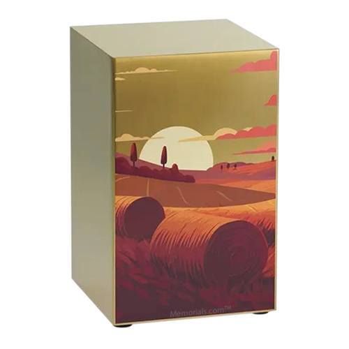 Sunset Bronze Niche Metal Urn