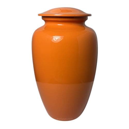Sunset Orange Cremation Urn