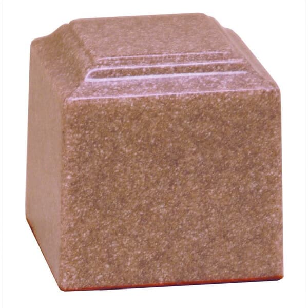 Sunset Pink Granite Baby Cremation Urn