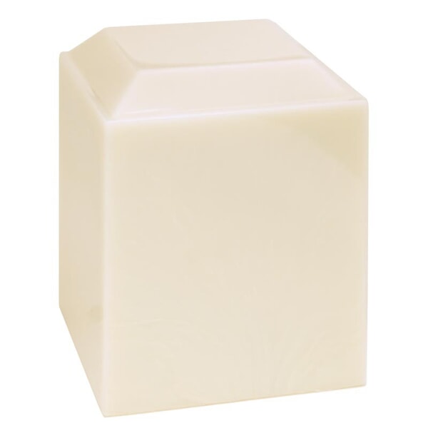 Swan White Cultured Cremation Urn