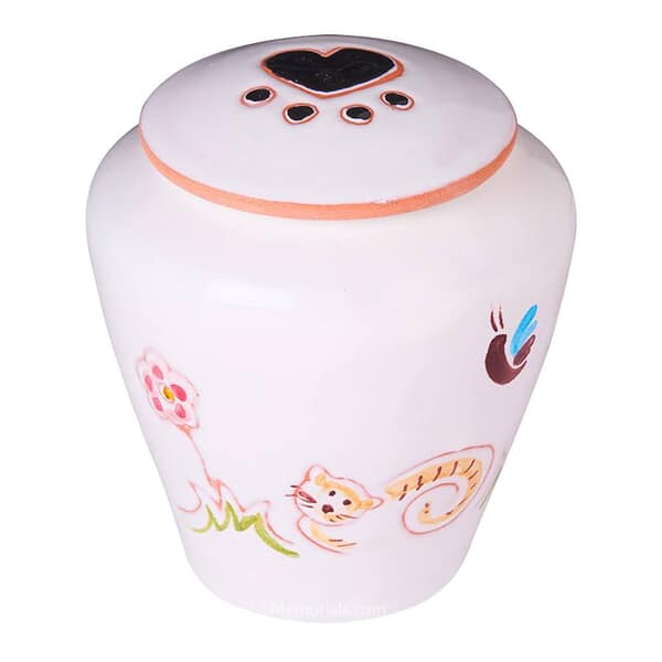 Sweet Kitty Large Cremation Urn