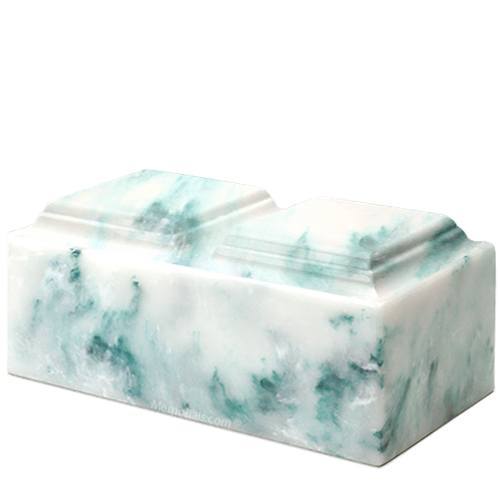 Teal Onyx Companion Cremation Urn