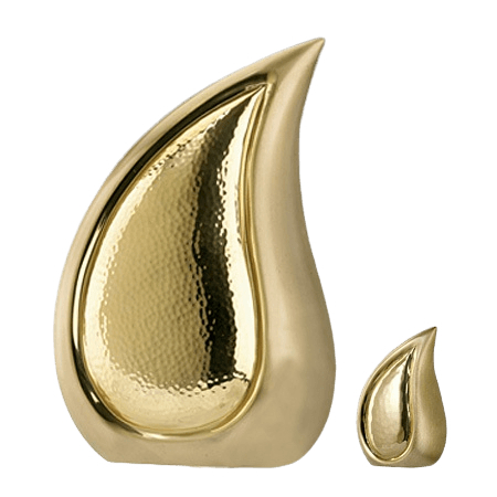 Teardrop Bronze Cremation Urns