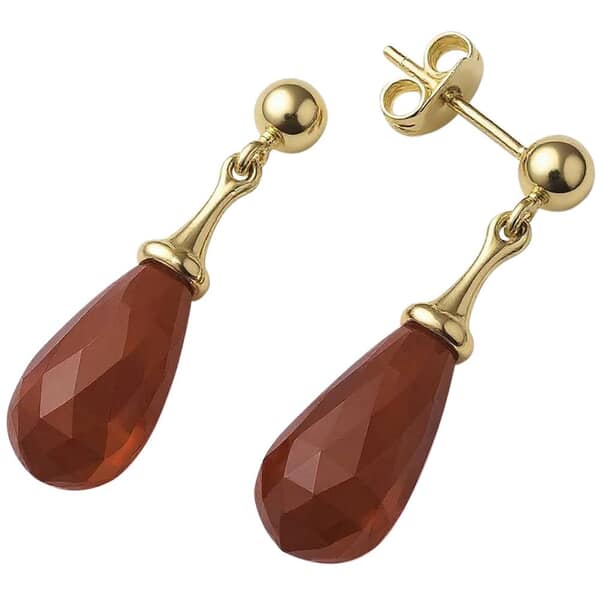 Teardrop Antique Cremation Diamond Earrings
